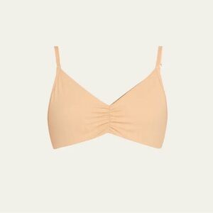 Commando Shirred Cotton Bra